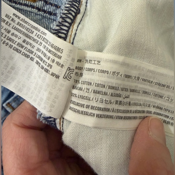 Abercrombie & Fitch Light Blue Midi Skirt - Picture 9 of 12